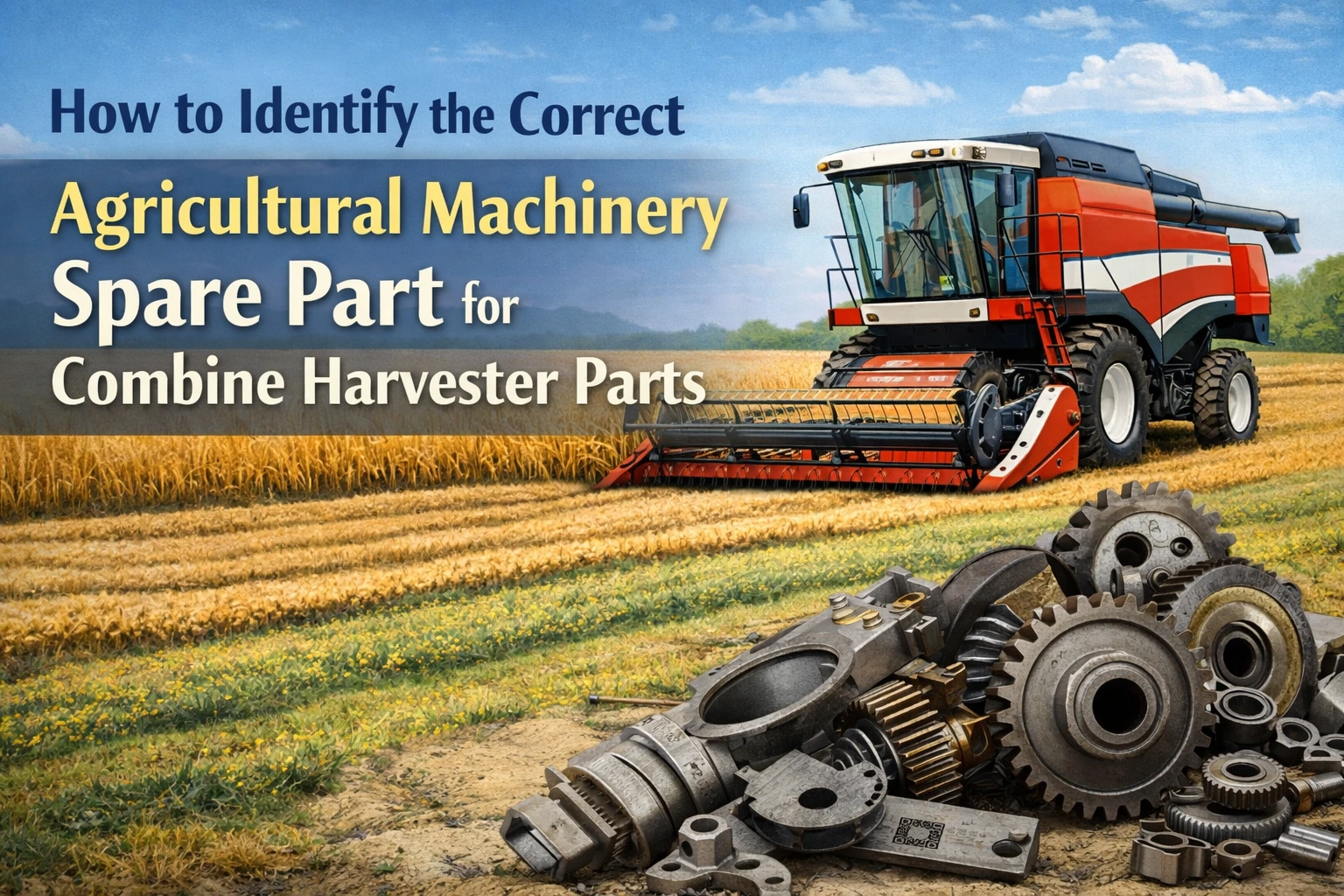 How to Identify the Correct Part Number for an Agricultural Machinery Spare Part in a Combine Harvester